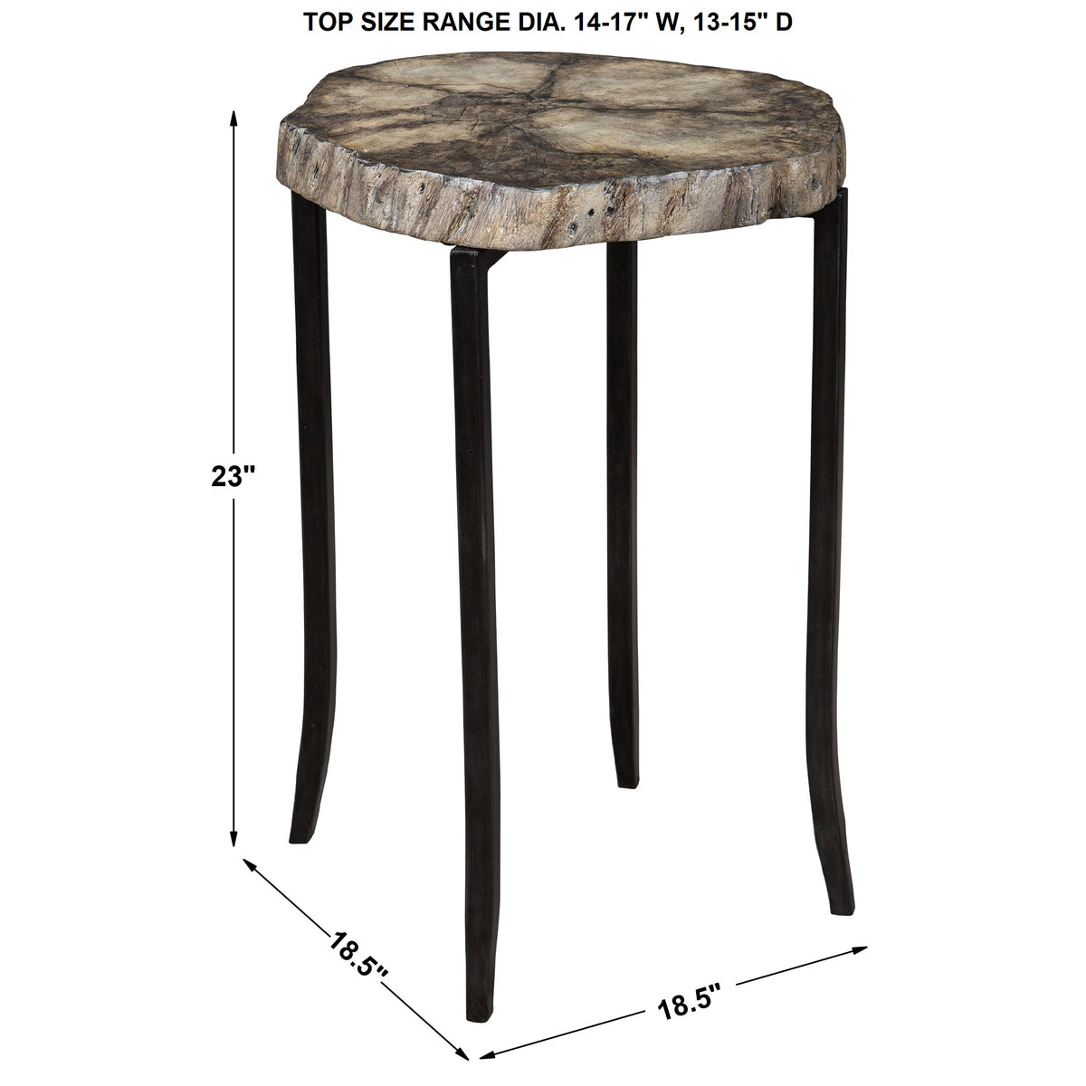 Uttermost Stiles Rustic Accent Table