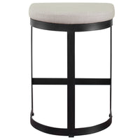 Uttermost Ivanna Black Iron Counter Stool