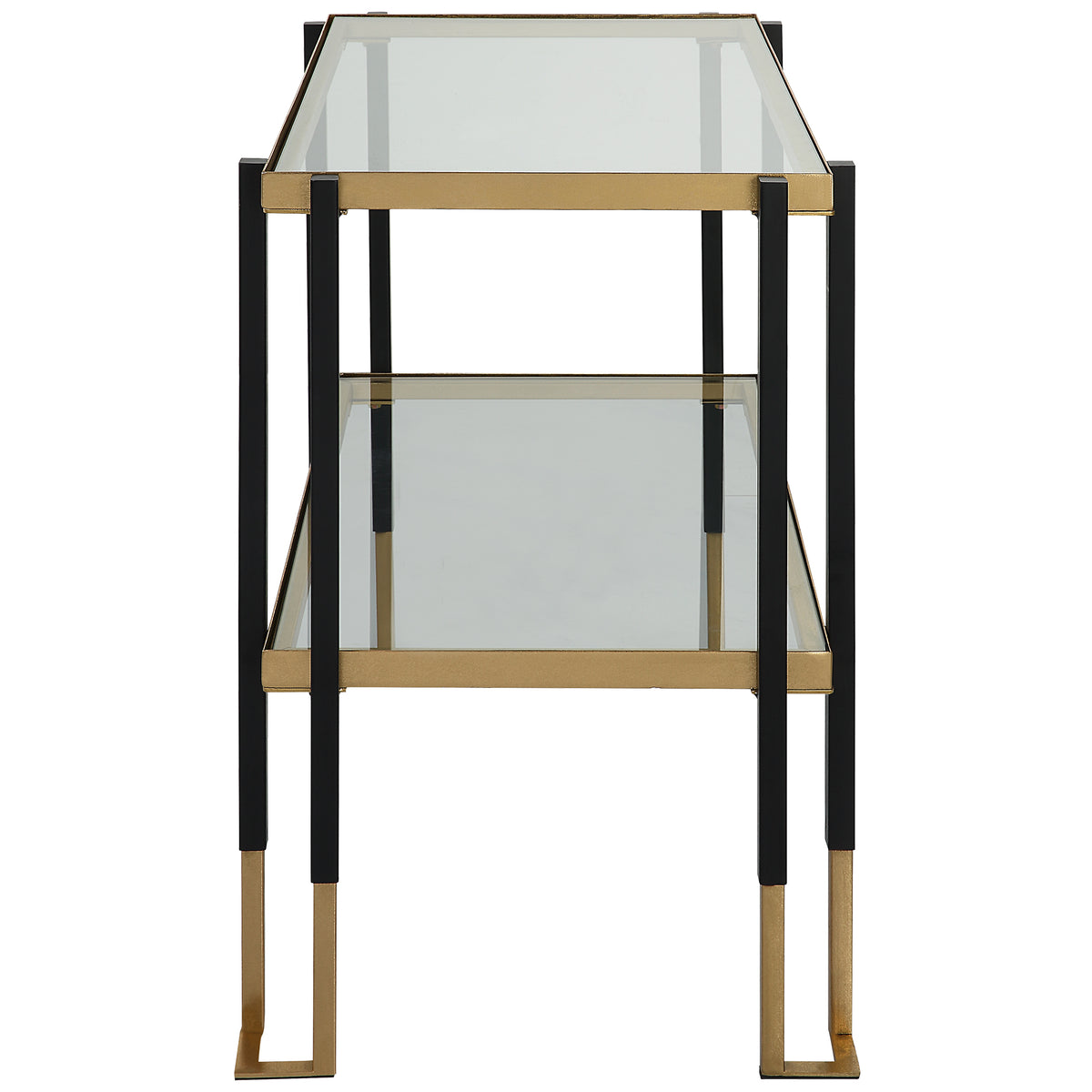 Uttermost Kentmore Glass Side Table