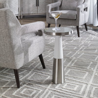 Uttermost Fortier Nickel Accent Table