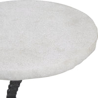 Uttermost Lasso White Drink Table