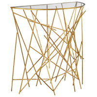 Uttermost Philosopher Gold Console Table