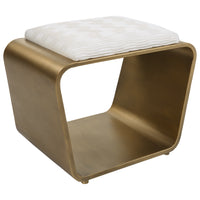 Uttermost Hoop Small Gold Bench