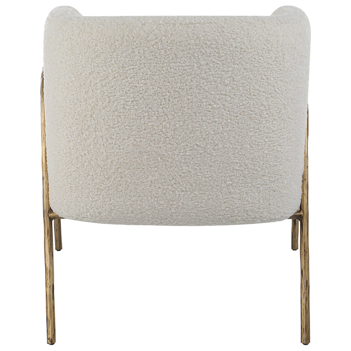Uttermost Jacobsen Off White Shearling Accent Chair