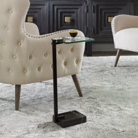 Uttermost Butler Black Accent Table