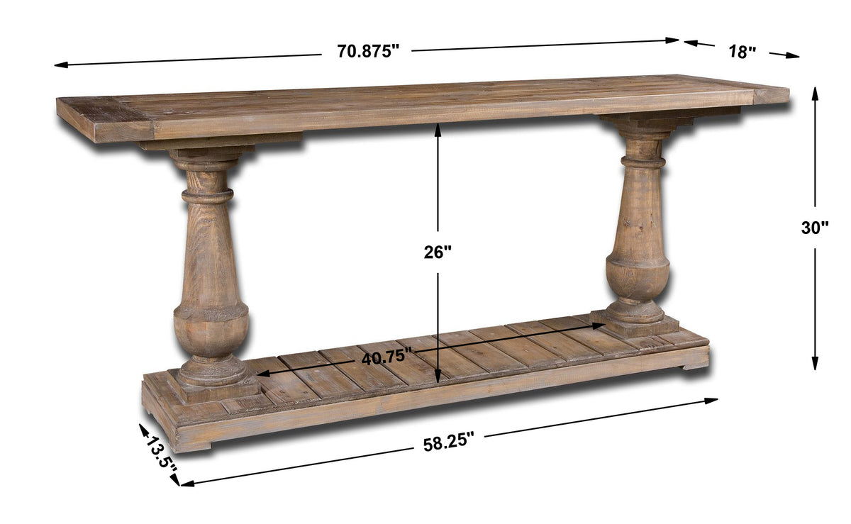 Uttermost Stratford Rustic Console