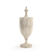 Wooden Finial Urn by Zentique