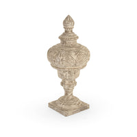 Victory Wooden Urn (Antique White) by Zentique
