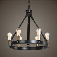 Uttermost Marlow 6 Light Antique Bronze Chandelier