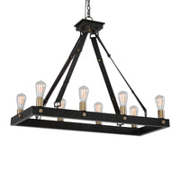 Uttermost Marlow 8 Light Rectangle Chandelier