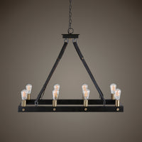 Uttermost Marlow 8 Light Rectangle Chandelier