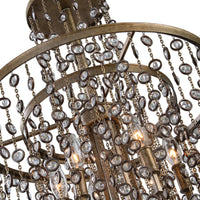 Uttermost Valka 6 Light Crystal Chandelier