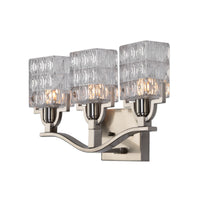 Uttermost Copeman Brushed Nickel 3 Light Vanity Strip