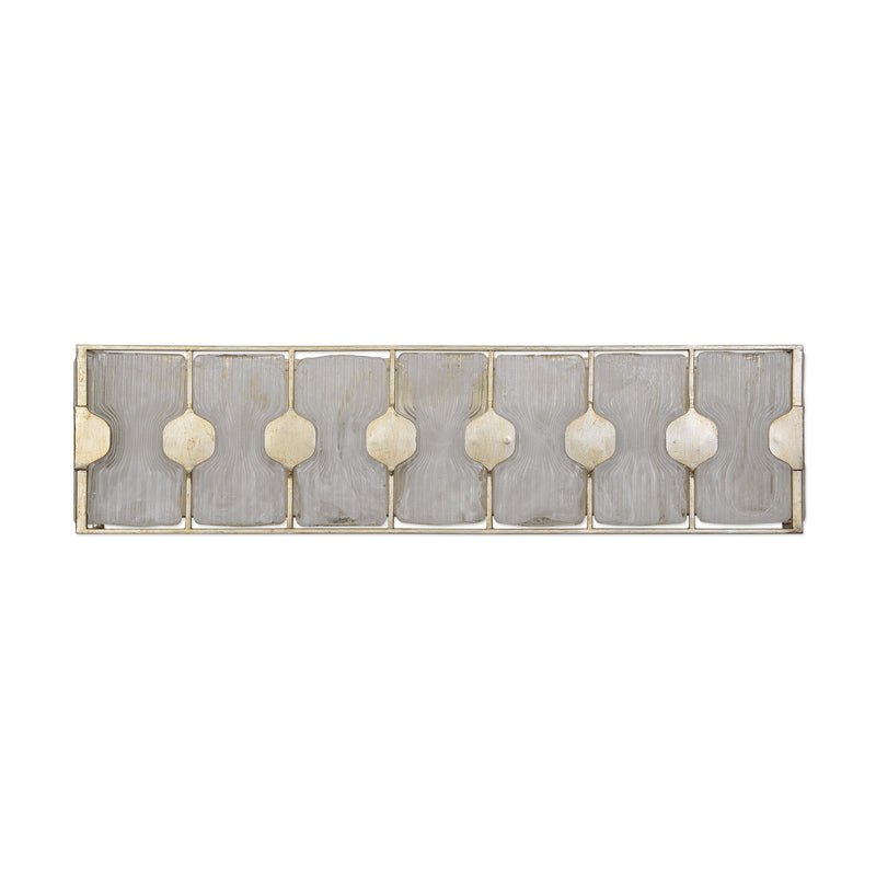 Uttermost Rene 4 Light Swirl Glass Vanity