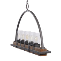 Uttermost Atwood 5 Light Rustic Linear Chandelier