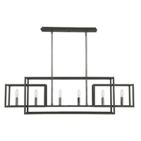 Uttermost Quadrangle 6 Light Rectangular Chandelier