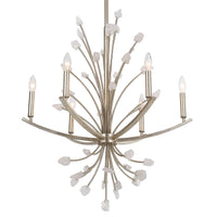 Uttermost Juliette 6 Light Silver Chandelier