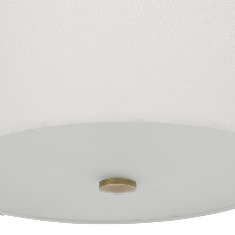 Uttermost Colfax Brass 3 Light Semi Flush