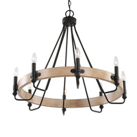 Uttermost Deschutes 8 Light Farmhouse Chandelier