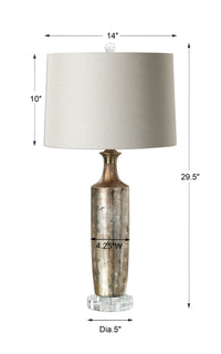 Uttermost Valdieri Metallic Bronze Lamp