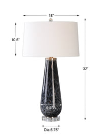 Uttermost Marchiazza Dark Charcoal Table Lamp