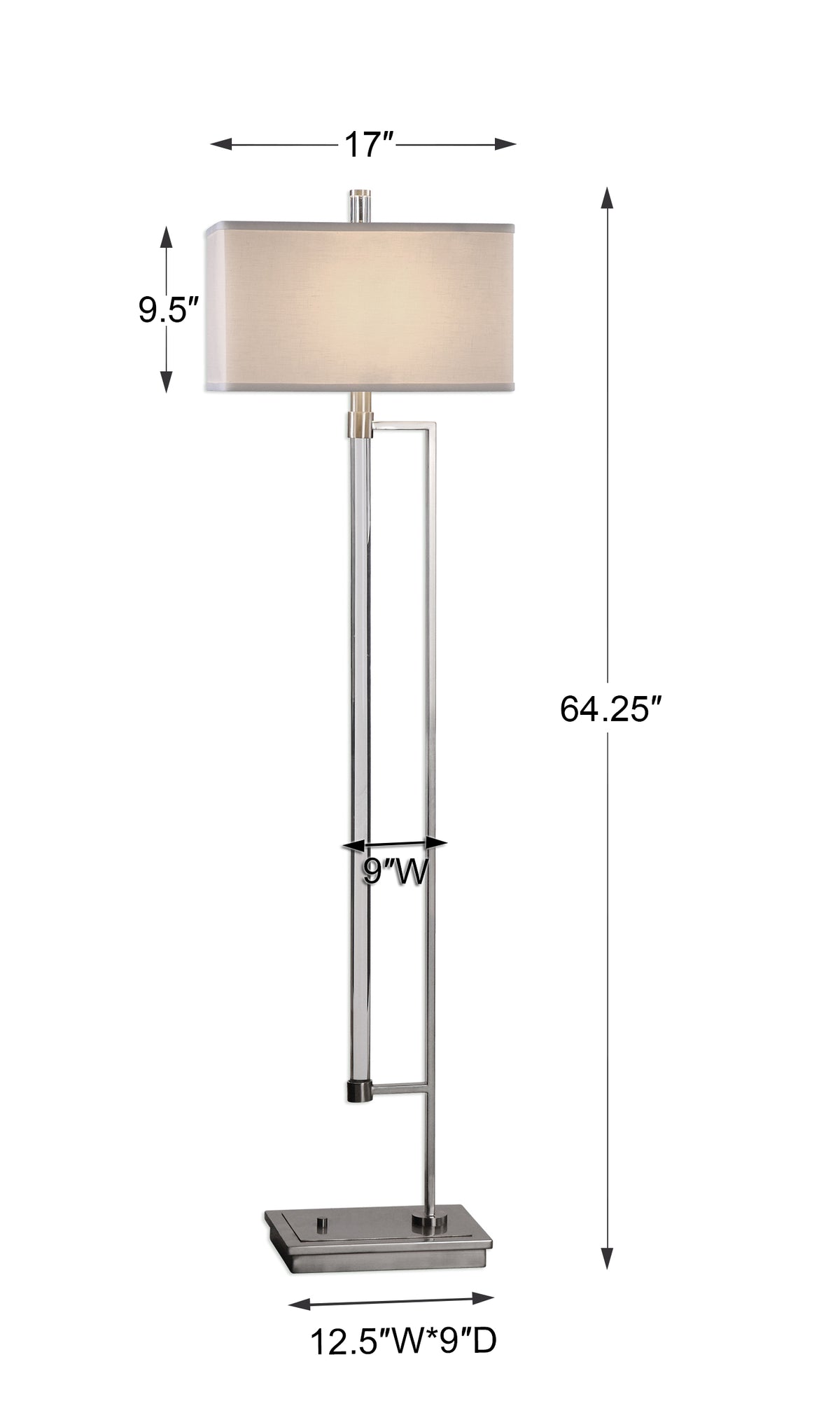 Uttermost Mannan Modern Floor Lamp