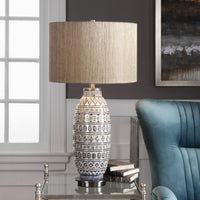 Uttermost Lokni Aged Ivory Table Lamp