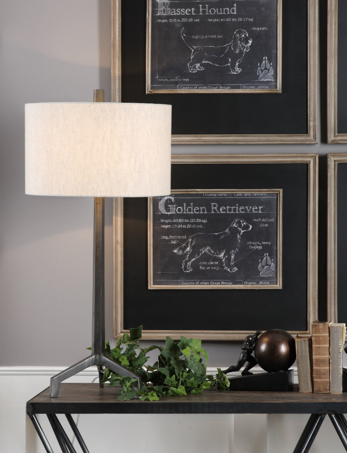 Uttermost Ivor Cast Iron Lamp