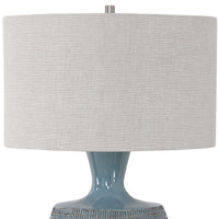 Uttermost Hearst Blue Glaze Table Lamp