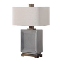 Uttermost Abbot Crackled Gray Table Lamp