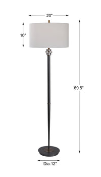 Uttermost Magen Modern Floor Lamp