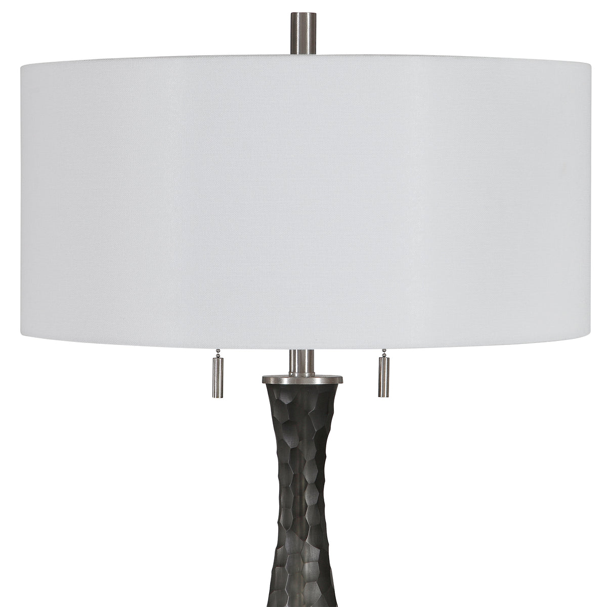 Uttermost Jothan Frosted Black Table Lamp