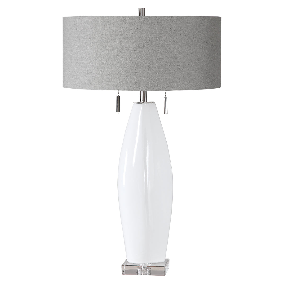 Uttermost Laurie White Ceramic Table Lamp