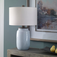 Uttermost Dimitri Light Blue Table Lamp