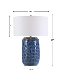 Uttermost Sedna Blue Table Lamp