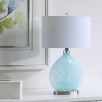 Uttermost Aquata Glass Table Lamp