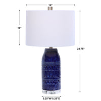 Uttermost Reverie Blue Table Lamp