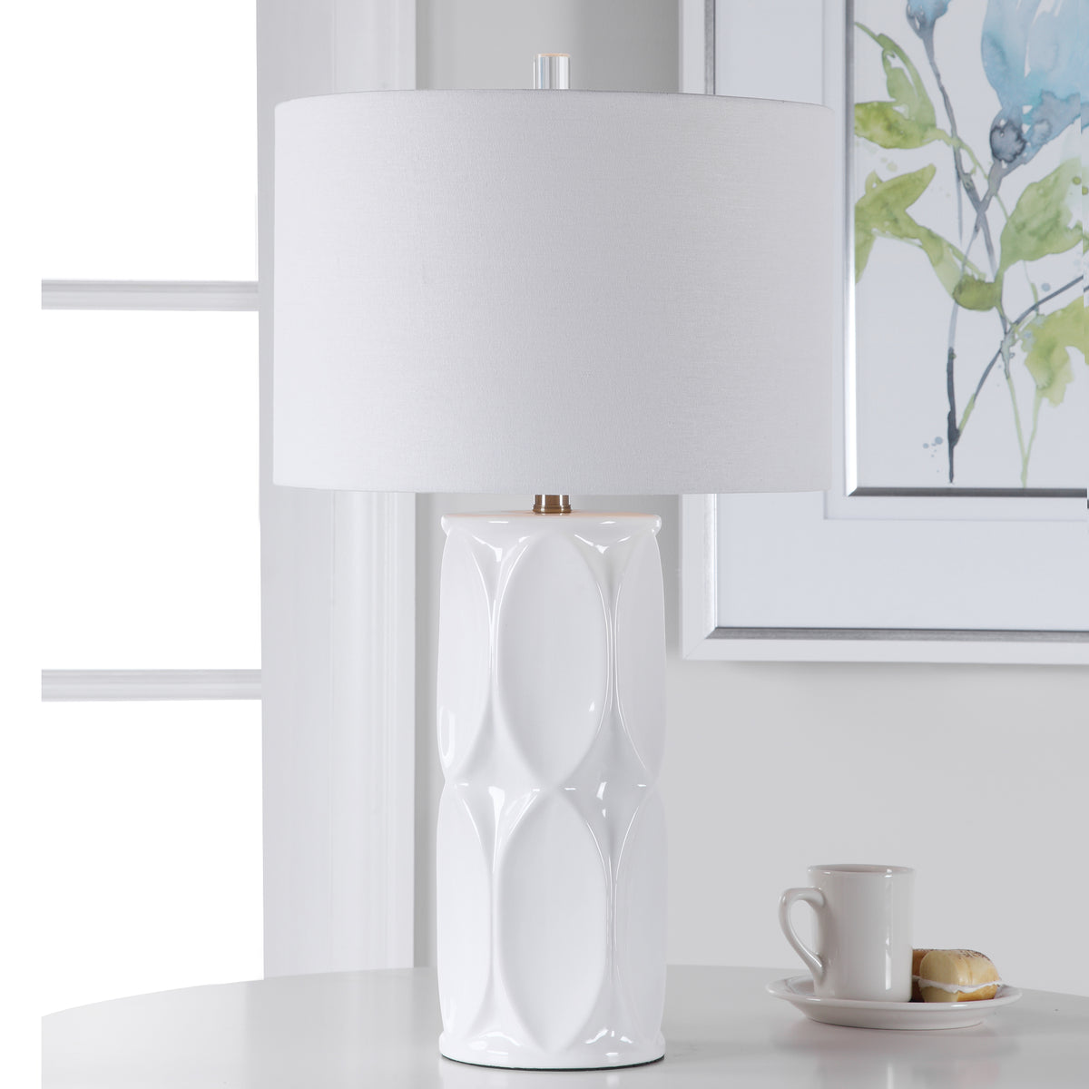 Uttermost Sinclair White Table Lamp