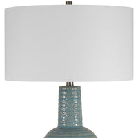 Uttermost Delta Light Aqua Table Lamp