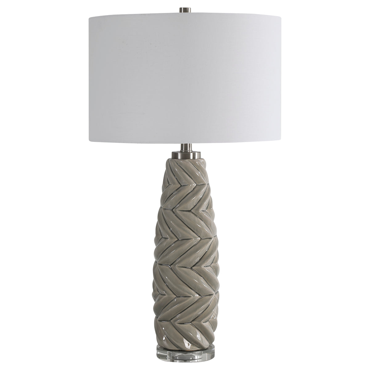 Uttermost Kari Light Gray Table Lamp
