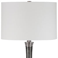 Uttermost Cosmos Charcoal Glass Table Lamp