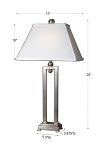Uttermost Conrad Silver Table Lamp