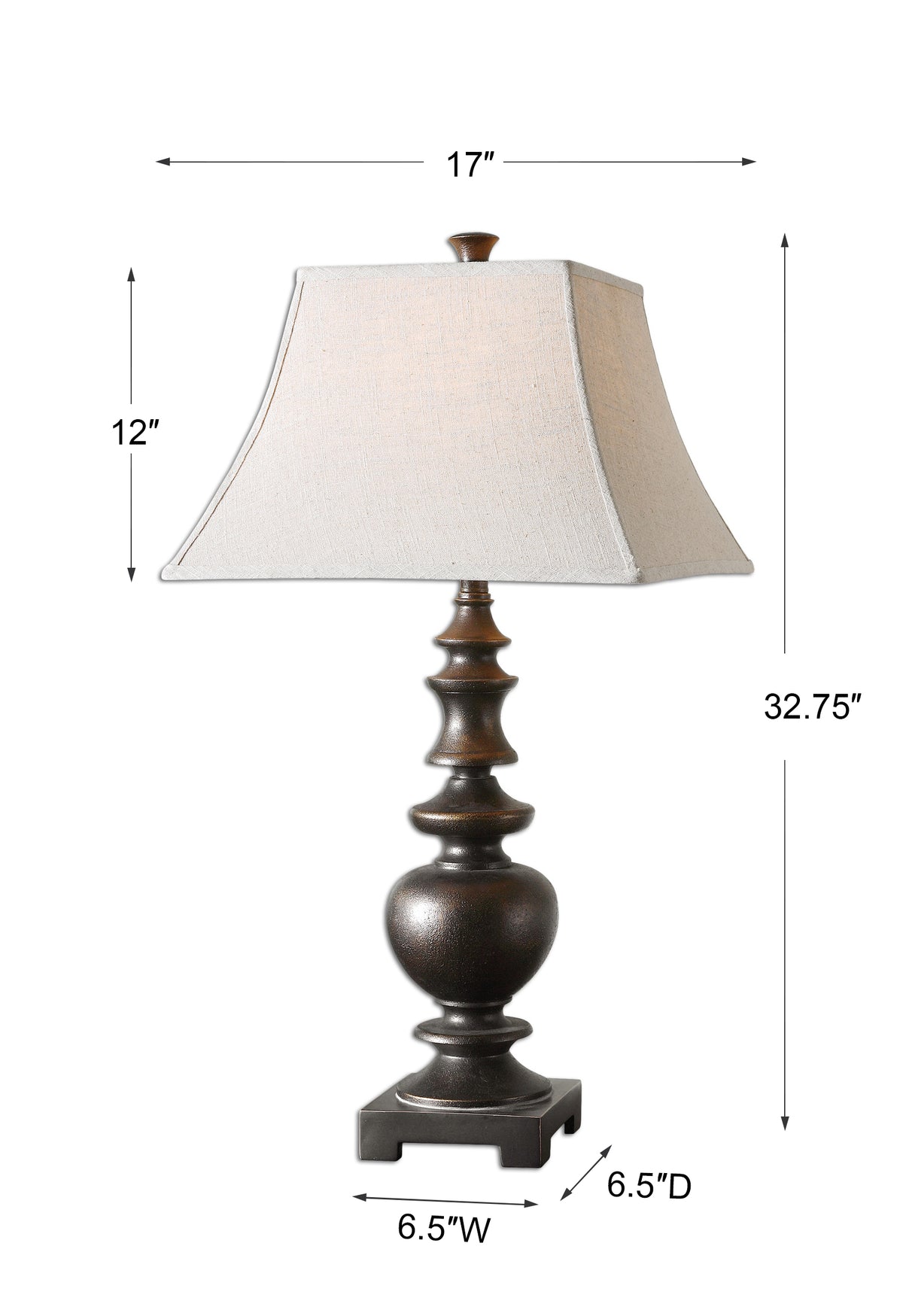 Uttermost Verrone Bronze Table Lamp