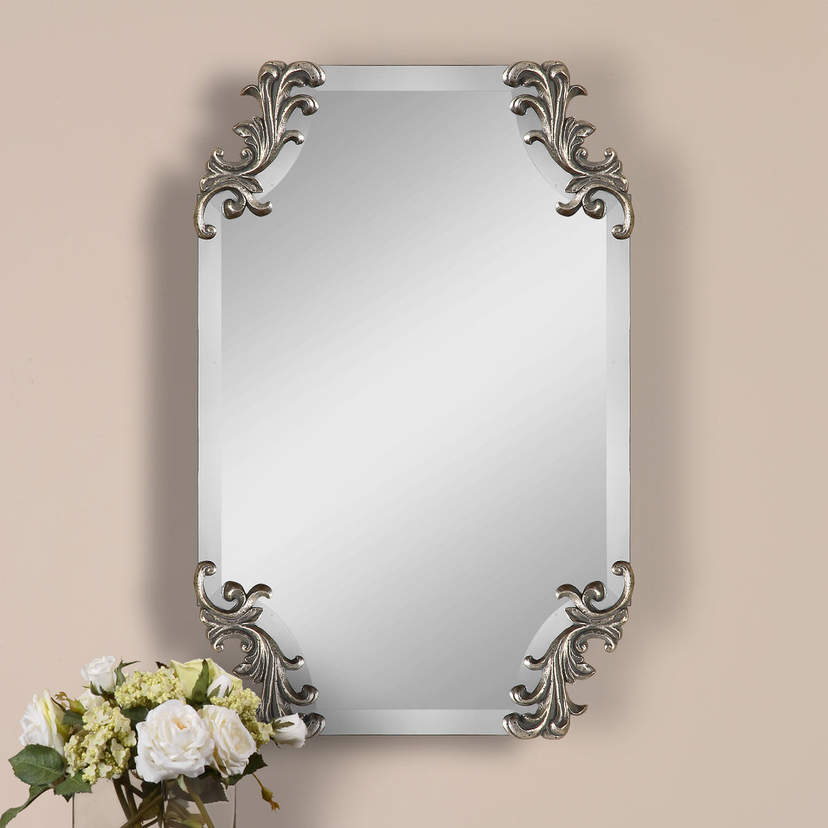 Uttermost Andretta Baroque Silver Mirror