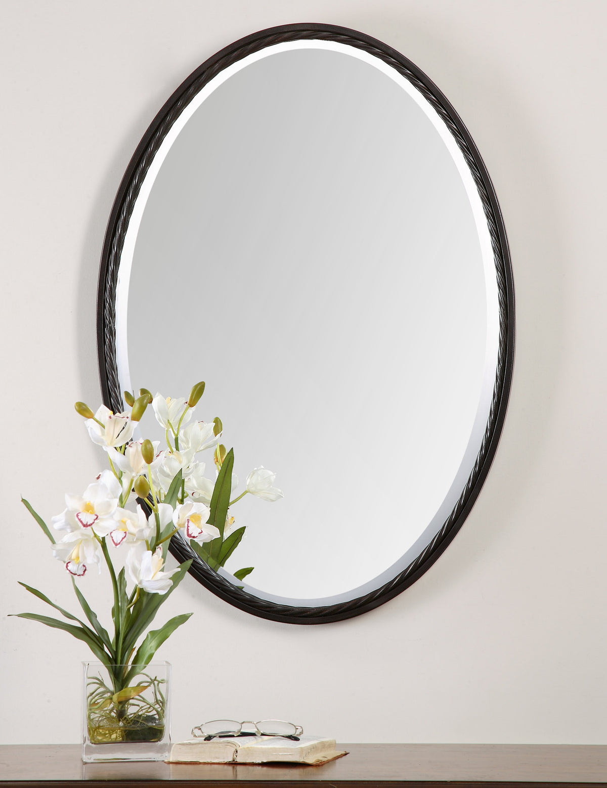 Uttermost Casalina Oil Rubbed Bronze Oval Mirror