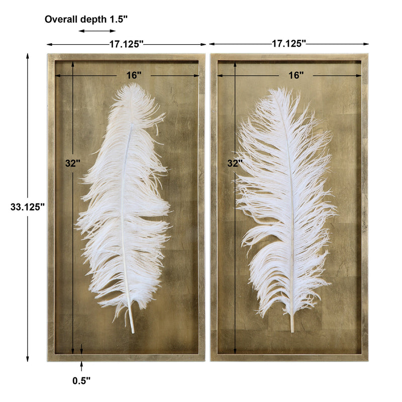 Uttermost White Feathers