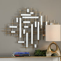 Uttermost Apollo Gold & Mirrored Wall Art