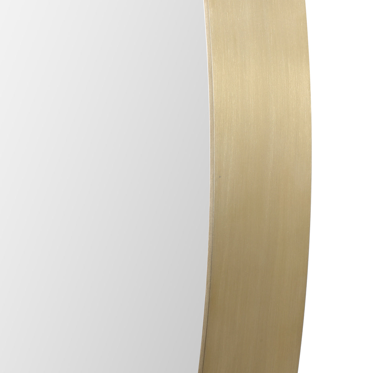 Uttermost Pursley Brass Oval Mirror