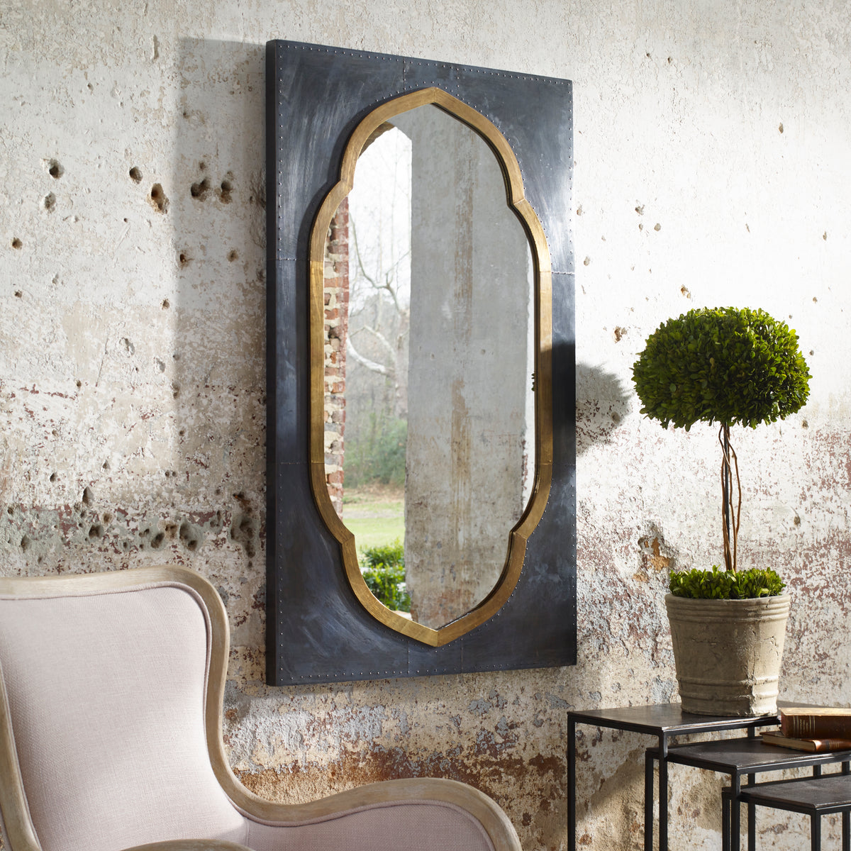 Uttermost Shanti Moroccan Bronze Mirror