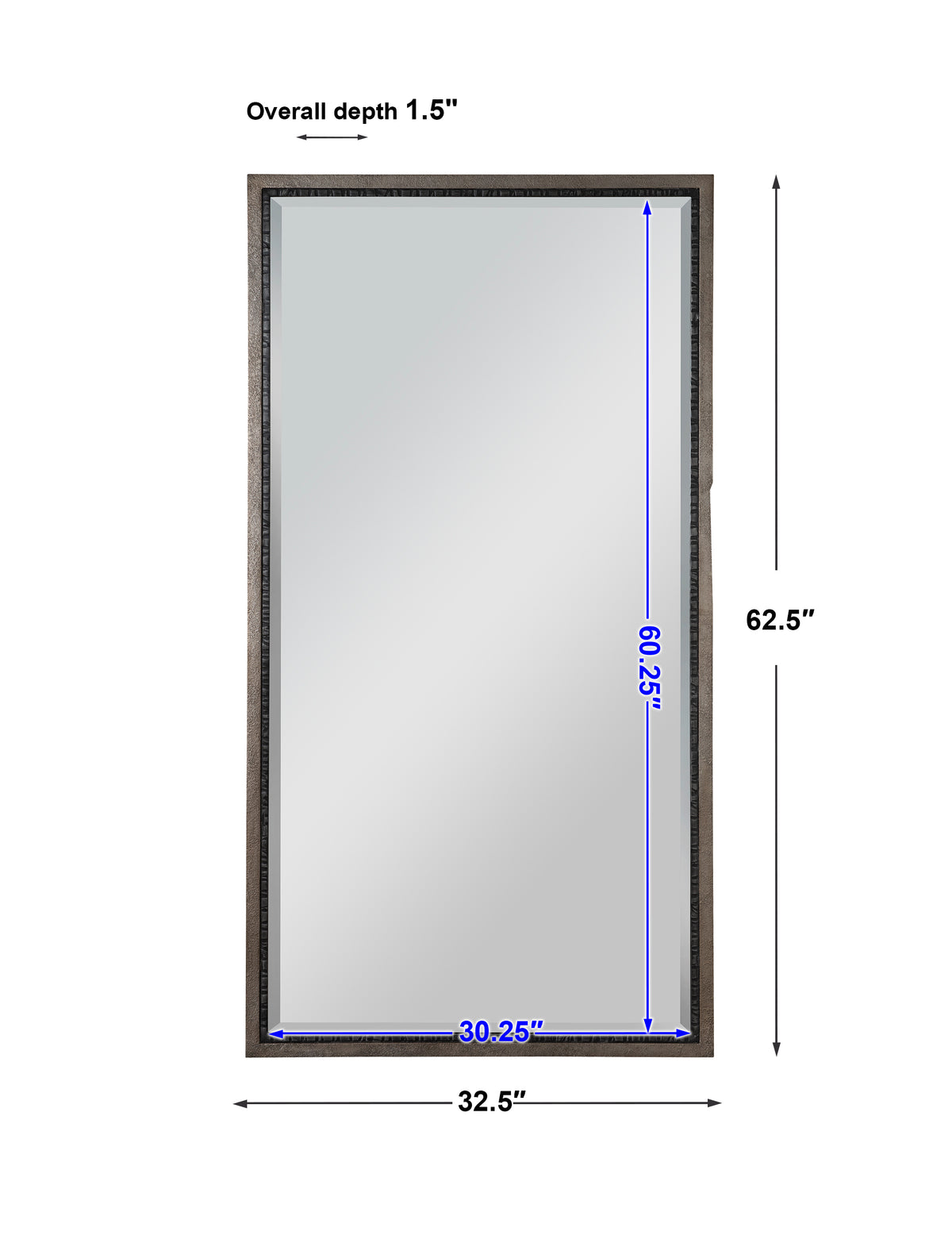 Uttermost Theo Oversized Industrial Mirror